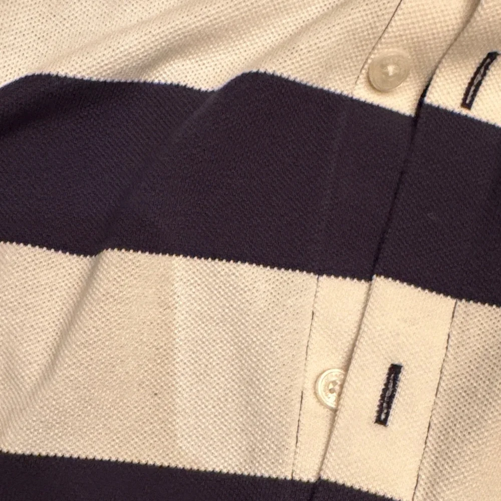 Fred Perry Blue & White Striped Men's Shirt - Picture 4 of 5